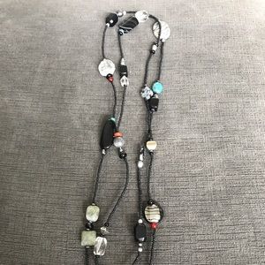 Silpada multi gem bohemian necklace